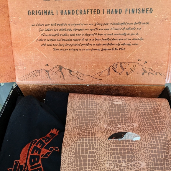 FREEBIRD BY STEVEN CROSBY STONE MOTO BIKER BOOTS SZ 11 US NIB - Picture 16 of 16